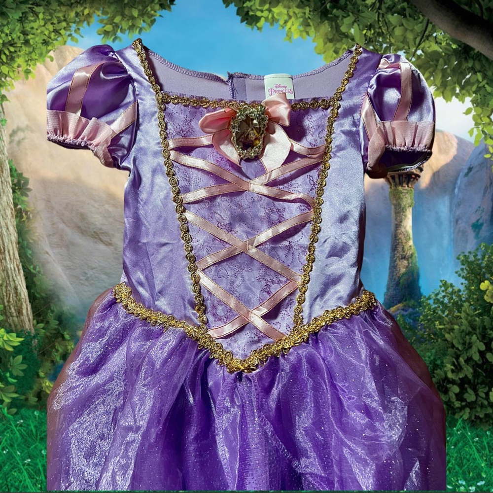 Disney Rapunzel Tangled Costume Size Small 4-6 - Picture 2 of 7